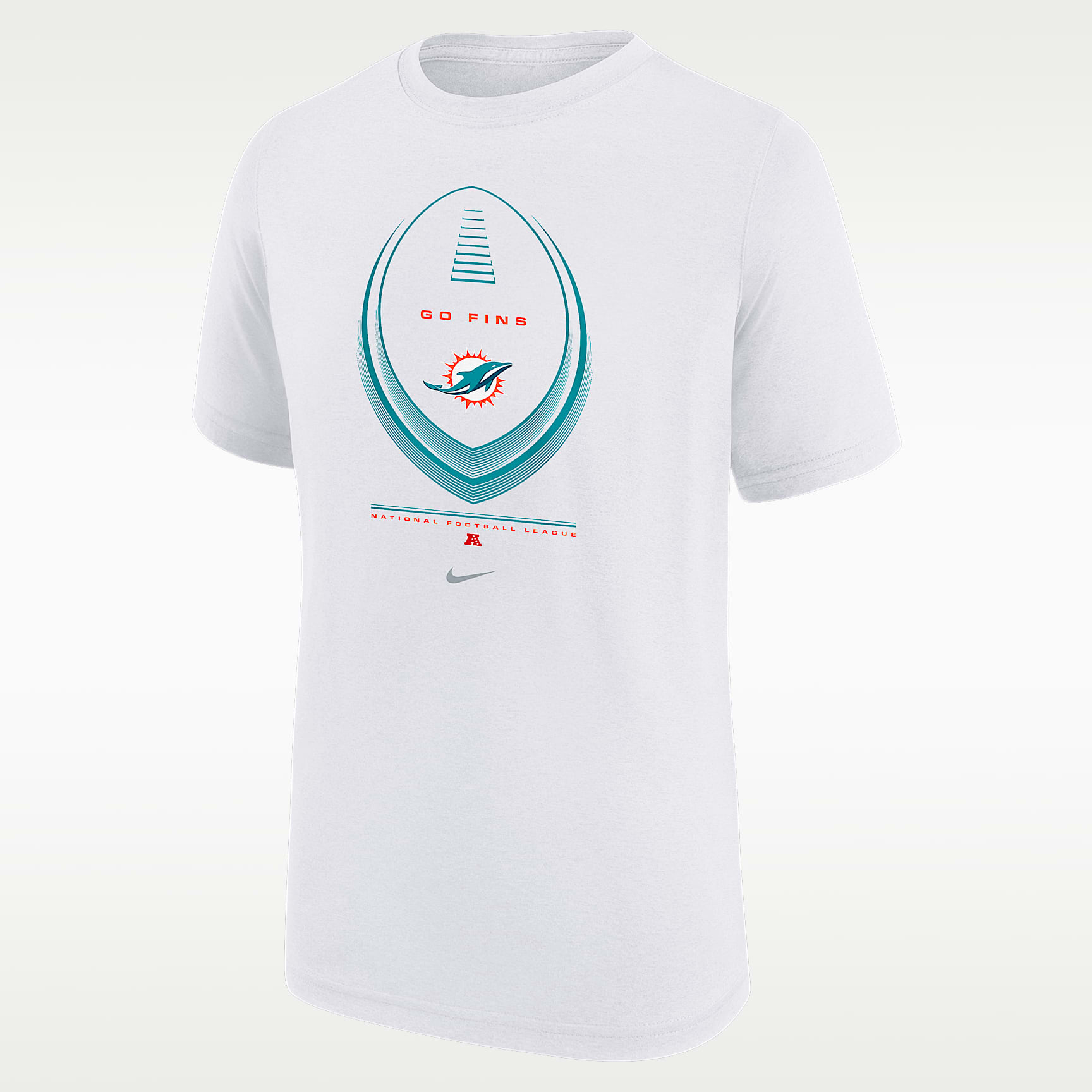 Miami Dolphins Icon Legend Edition Big Kids' Nike Dri-FIT NFL T